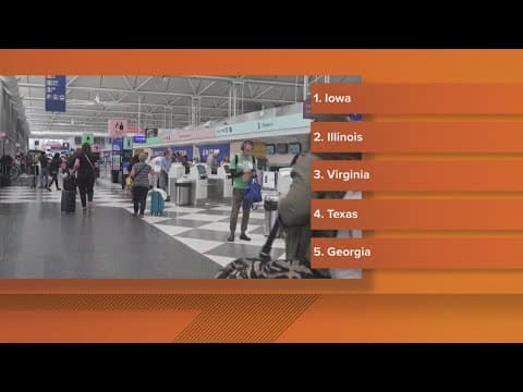 Virginia among the worst airplane travelers, new survey finds