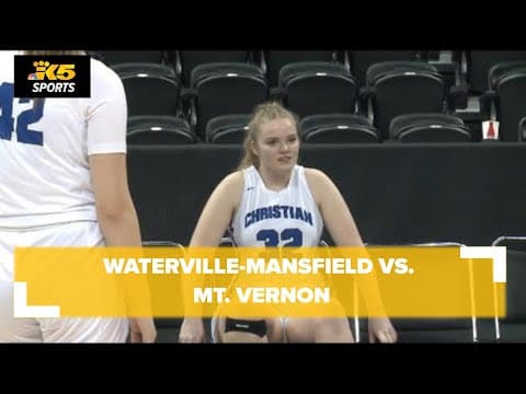 HS State Basketball Semi's:  Waterville-Mansfield vs. Mt. Vernon Christian Girls