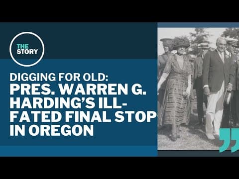 President Harding and his First Lady visit Oregon | Digging for Old