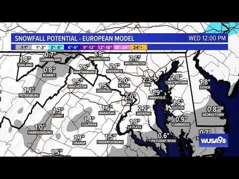 WATCH: Flurries Start To Fall
