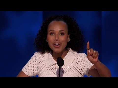 Kerry Washington full speech at 2024 DNC (Aug. 22, 2024)