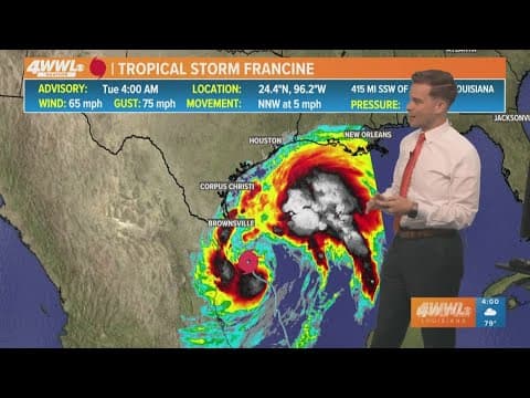 Tuesday 4am Tropical Update: Tracking TS Francine