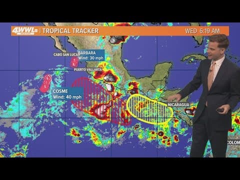 Tracking the Tropics: Saharan dust moves, active Pacific, some systems trying to form