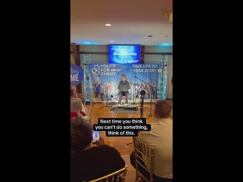 George Dennehy, a musician born without arms, performs in Maryland