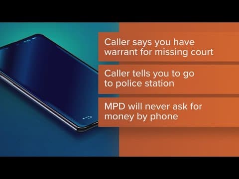 Warning issued after scammers impersonate DC Police