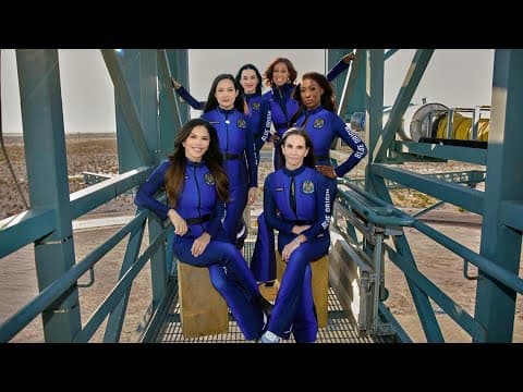 LIVE: Blue Origin to launch all-women space flight