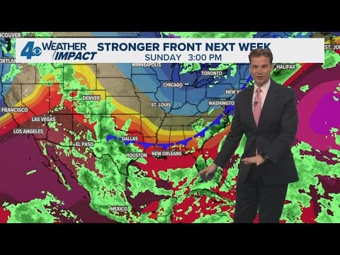 New Orleans Weather: Pleasant mornings, hot afternoons until cold front arrives next week