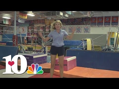 Katie getting ready for the Paris Olympics