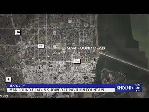 Texas City PD: No foul play suspected after man found dead in fountain