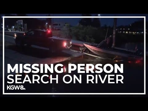 Missing person search continues on Columbia River after fishing boat capsizes