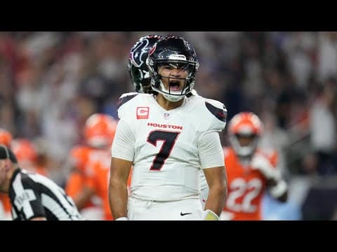 CJ Stroud on the postgame handshake with Caleb Williams that's getting so much attention