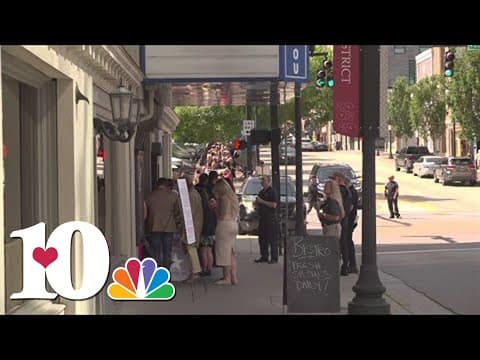 Dolly taping docuseries at Bijou Theatre