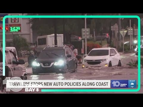 Travelers Insurance stops new auto policies along coast