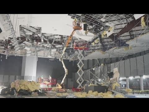 Lakewood Church opens its doors for members of Lighthouse Church after it was damaged during Beryl