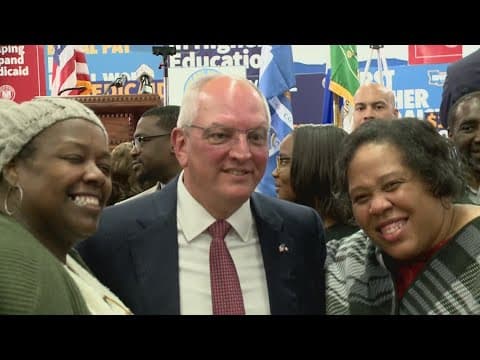 Outgoing Gov. John Bel Edwards bids farewell in hometown Amite