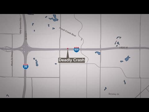 Interstate 820 is closed near Haltom City, one person was killed, officials say