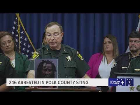 Polk County Sheriff set to discuss large operation leading to hundreds of arrests