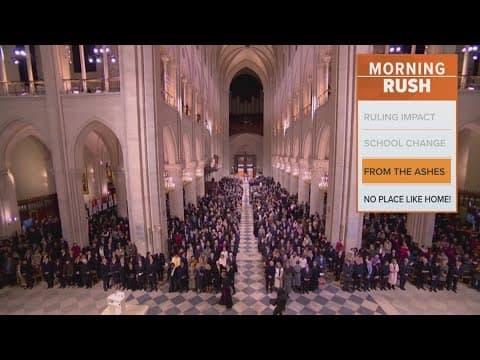 Norte Dame Cathedral reopens to the public today