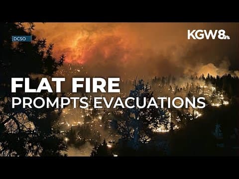 Flat Fire in central Oregon burns over 23,000 acres
