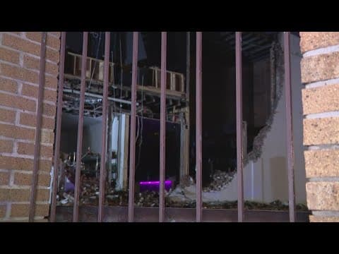 Houston storm damage: Conejo Malo collapses, high rise buildings damaged