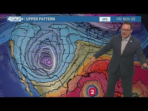 New Orleans Weather: Hurricane Rafael moving into Gulf