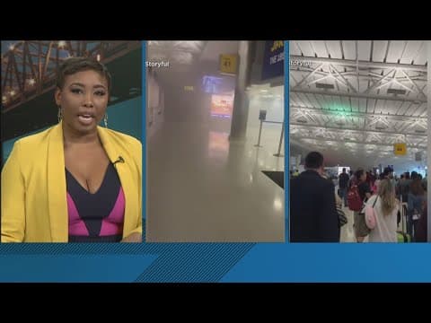 Smoke fills terminal at JFK Airport