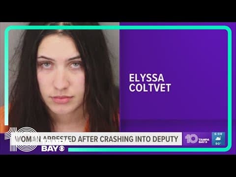 Woman arrested for DUI after crash involving Pinellas County deputy