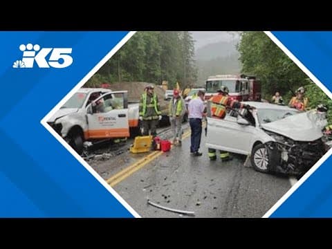 SR 18 near Snoqualmie reopens after serious 2-car crash