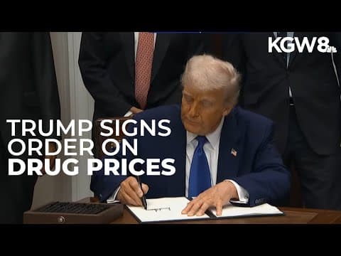Trump's executive order aims to lower prescription drug costs, negotiations set