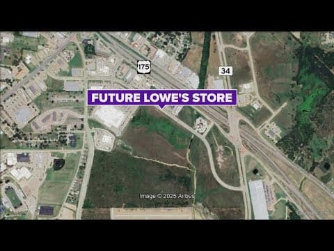 Lowe's opening store in Kaufman County next year