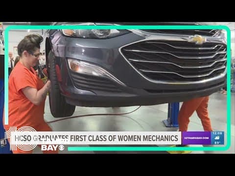 Women serving jail time achieve first-ever certification in automotive training program