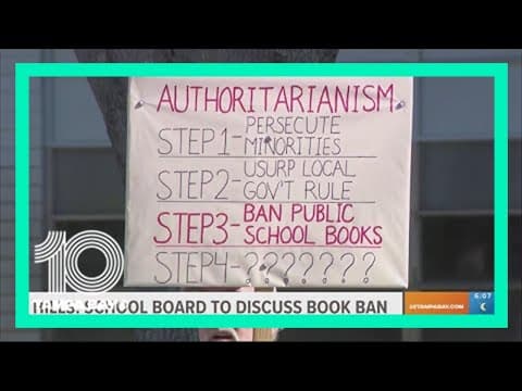 Hillsborough school board to discuss whether to ban book in local middle school