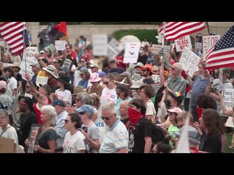 Hundreds rally across North Texas for May Day protest, pushing back on Trump administration policies