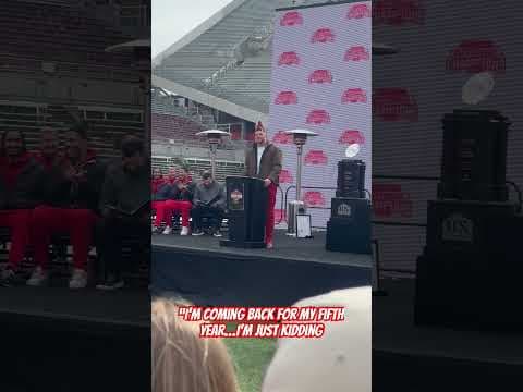 Ohio State’s Jack Sawyer really had our hopes up there for a second.