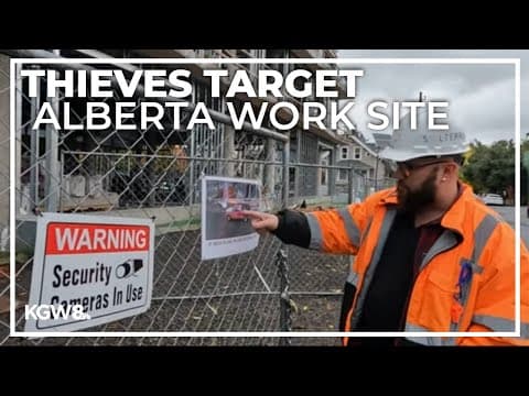 Thieves hit Alberta construction site