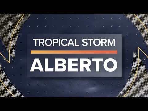 Tropical update: Tracking Tropical Storm Alberto and impacts in Texas