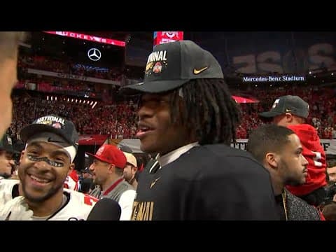 TreVeyon Henderson, Jeremiah Smith postgame interview | Ohio State-Notre Dame national championship
