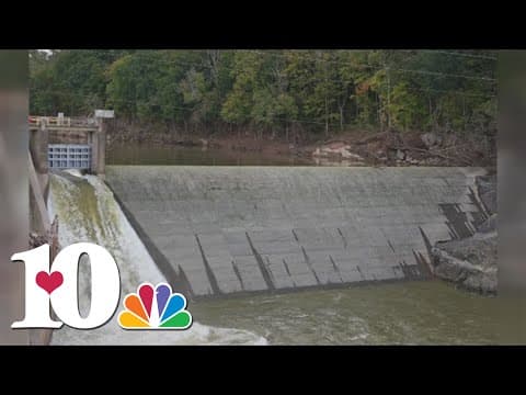 Safety experts with TVA inspect Nolichucky Dam