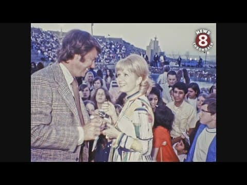 Shamu goes Hollywood Show premieres at Sea World 1971
