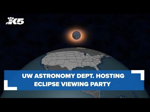 UW Astronomy department hosting solar eclipse viewing party