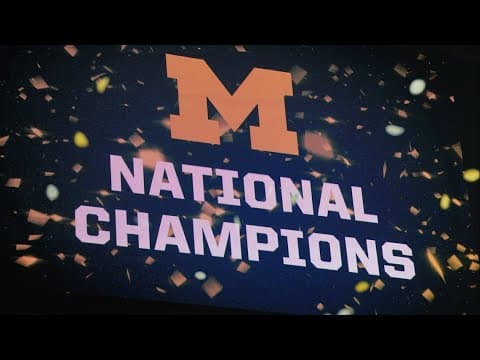Watch Live: Michigan coach Jim Harbaugh, star players news conference after winning CFP championship