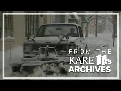 Digging out during the Halloween Blizzard (1991) From the Archives