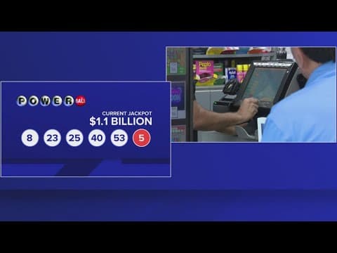 Winning numbers for Monday night's Powerball