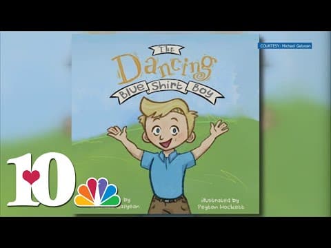 Michael Galyean aka ‘Dancing Blue Shirt Guy’ shares new children’s book