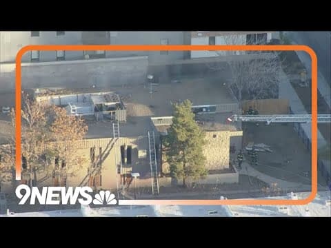 Building near downtown Denver catches fire Monday morning