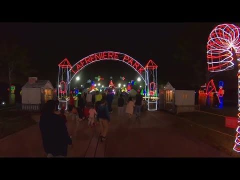 Lafreniere Park opens up magical light display for holiday season