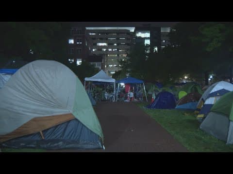 George Washington University president calls for encampment protest to end
