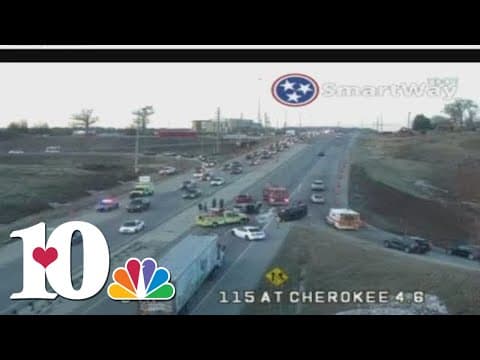 Crash blocking northbound Alcoa Highway at UT Medical Center; traffic backed up for miles