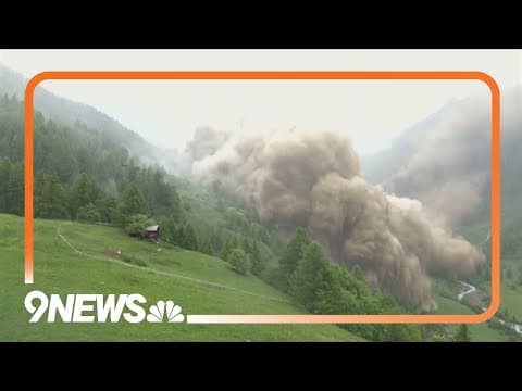 Switzerland glacier collapse caught on camera