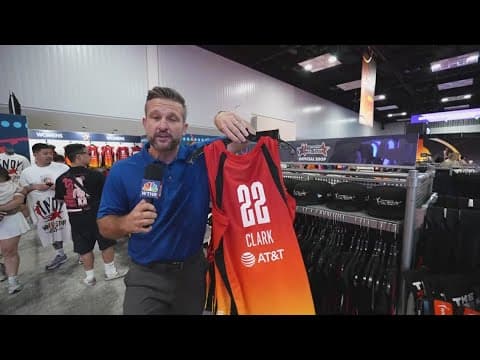 WNBA All-Star swag for sale at Indiana Convention Center